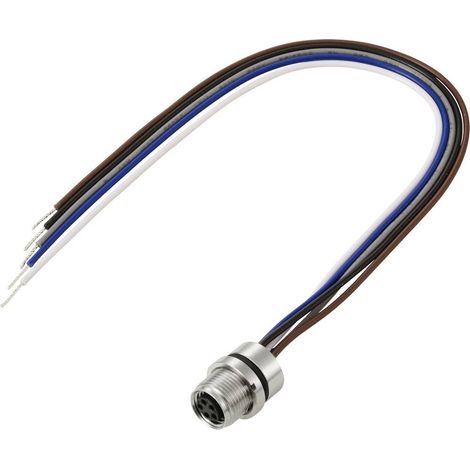 TRU COMPONENTS TC-13751916 Cavo di collegamento M8 x 1, M10 x 0.75 Presa dritta 0.2 m Numero di poli: 5 1 pz. (1/3)