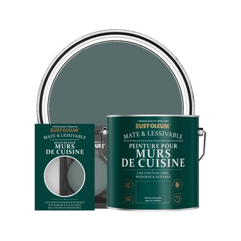 Peinture pour Murs de Cuisine, Finition Mate - Deep Sea (1/3)