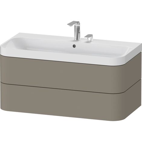 Duravit Happy D.2 Plus Set en forma de c colgado en la pared,