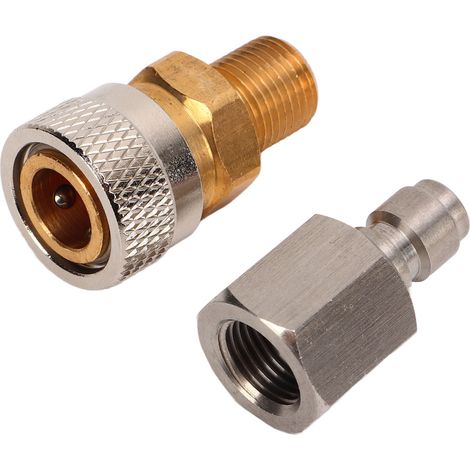 Connecteur rapide 1/8 BSPP à déconnexion rapide, prise femelle de charge, accessoires (1/5)