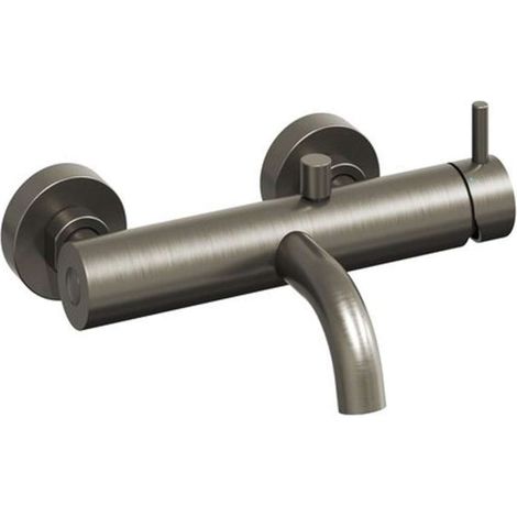 Ravak Espirit - Wannenbatterie, gebürstetes Graphit X070316 (1/3)