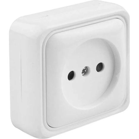 Prise onlex surface base 65mm 16a installation facile usage intérieur