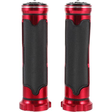 1 Paar Motorrad-Lenkergriffe aus Aluminium, Motorrad-Lenkerabdeckung, Motorradzubehör-13.4X4.1cm-Random Color (1/3)