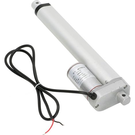 Weißer elektrischer Stellantrieb, 200 mm Hub, 750 N, Schutzart IP65, Linearmotor für 24-V-Elektrosofas