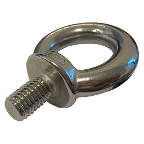 M6  11 mm Collared Eyebolt  - T316 (A4) Marine Grade Stainless Steel