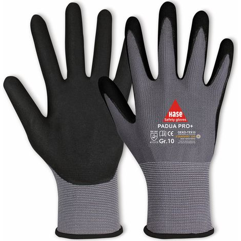 HASE Gants Padua Pro+, EN 388/420, Écrans tactiles, Taille 7