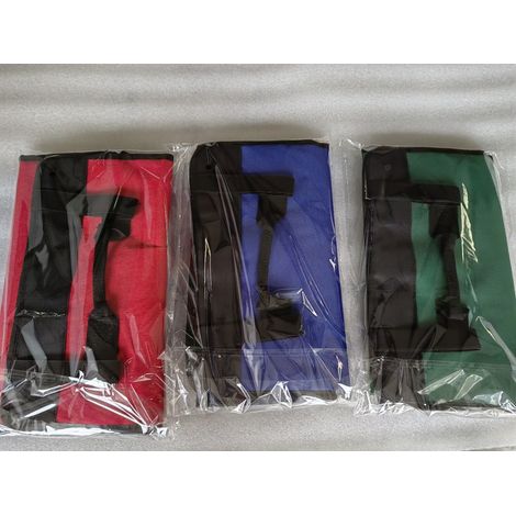 Sac de rangement à outils 22 compartiments, mallette souple pliable et légère, étui de transport pratique pour bricolage, sans accessoires, couleur verte (1/5)