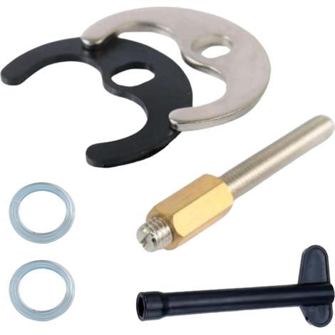 22-piece consumables kit for MIG/MAG welding machines, including: 12 M6 0.8 mm contact tips, 5 welding nozzles, 2 nozzle holders, 2 insulators, and 1 MIG/MAG welding torch wrench (1/5)