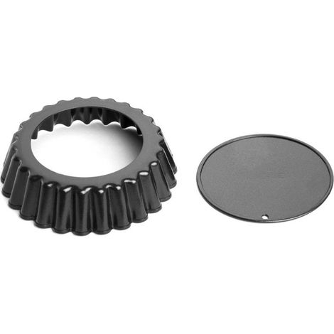 Moule à tartelette cannelé antiadhésif avec fond amovible 8 cm (x3) - VOGUE (1/4)