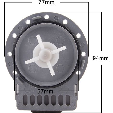 Pièces de rechange pour moteur de pompe de vidange de machine à laver PSB 30W neuve, compatible avec les machines à laver à tambour entièrement automatiques domestiques (référence universelle P25-1).