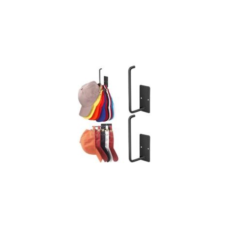 Set mit 2 multifunktionalen Aufbewahrungshaken für Becherdeckel, Klebehaken und Toilettenpapierhalter platzsparende Unterbau-Aufbewahrung für Küche und Bad (schwarz) - Crezuo