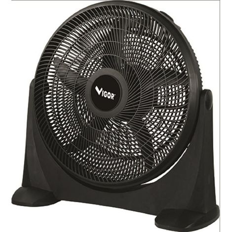 Vigor ventilatore da tavolo, 80 watt, potente, silenzioso, circolazione aria, per casa e ufficio