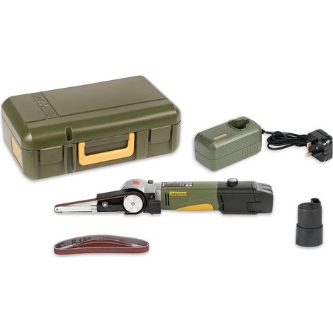 Lima a nastro a batteria Proxxon BS\/A, 10,8 V, 1x 2,6 Ah e caricabatterie in valigetta
