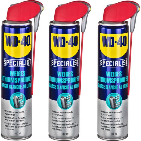 WD-40 Weißes Lithiumsprühfett 3er Set je 300ml Schmierfett Fettspray Fett (1/3)