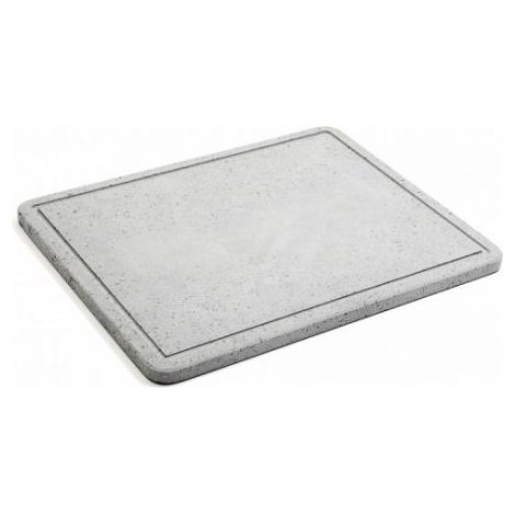 Piastra in Pietra lavica 50x45x2 cm con gocciolatoio
