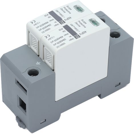 Parafoudre bipolaire, protection contre les surtensions 20-40 kA 1000 V CC CHLT-40PV (1/5)