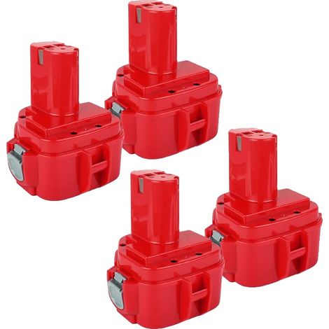 Ersatzakku, 4000 mAh Kapazität, kompatibel mit PA12-Modellen, 4 Stück (1/2)