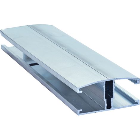 Schraubbares Alu-Verbindungsprofil für Polycarbonatplatten 10/16/32 mm - 3,5 m