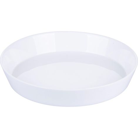 Lot de 6 assiettes creuses en verre opale 22,5 cm, blanc (1/2)
