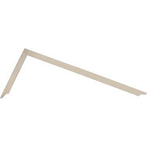 Escuadra de carpintero sin agujeros de trazado, dimensiones : 1000 x 380 mm