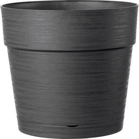 Maceta - DEROMA - Vaso Save R - 58L - 48cm - Gris oscuro (1/4)