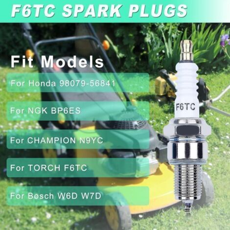 Bougie d'Allumage pour Honda GX120 GX160 GCV160 GX200 GX240 GX270 GX340 GX390 Moteur, ADEFOL Bougie Allumage Universelle Compatible avec NGK BP6ES Torch F6TC CHAMPION N9YC (1/3)