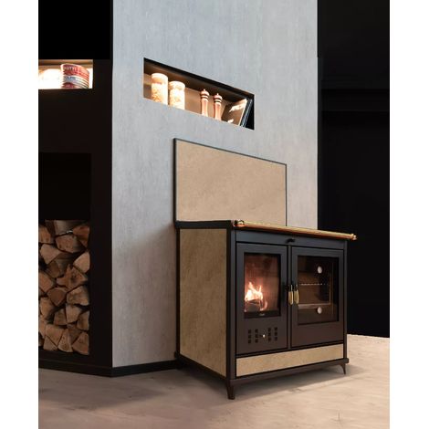 BRICOSOL COCINA DE LEÑA KLOVER MODELO STAR 90 COUNTRY (1/4)