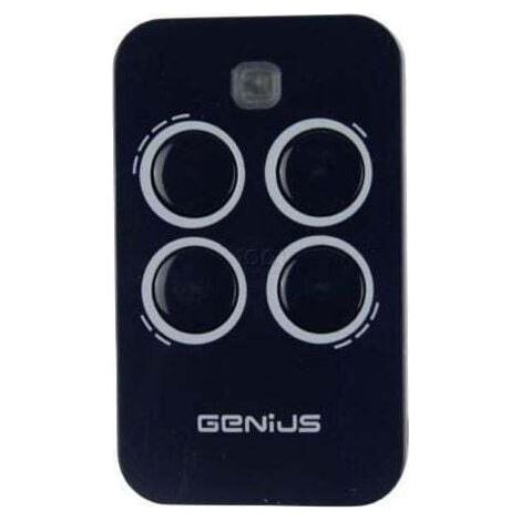 Genius – Télécommande 4 canaux 433,92 MHz – Émetteur ergonomique pour motorisations – Système à code tournant – 6100334 - 433mhz (1/5)