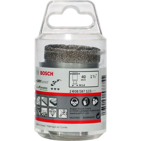 Coronas diamante en seco Dry Speed Best Ceramic 40x35mm  BOSCH 2608587123