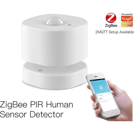 ZigBee Sensore Di Movimento PIR Motion Sensor Rilevatore Infrarossi App Tuya Con Base Snodabile Angolo Largo (1/3)