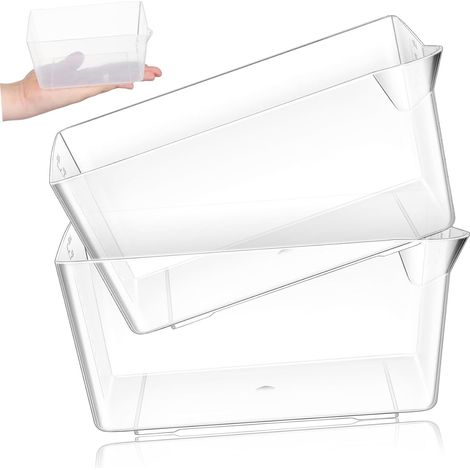 x 1200ml Clear Plastic Digital Scale Bowls Reusable Weighing