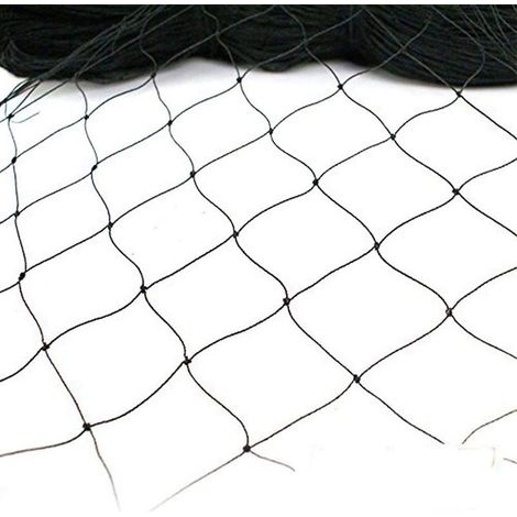Filet Anti Oiseaux Filet Poules pour Protection Jardin Plantes Arbre，157.5m，noir (1/3)