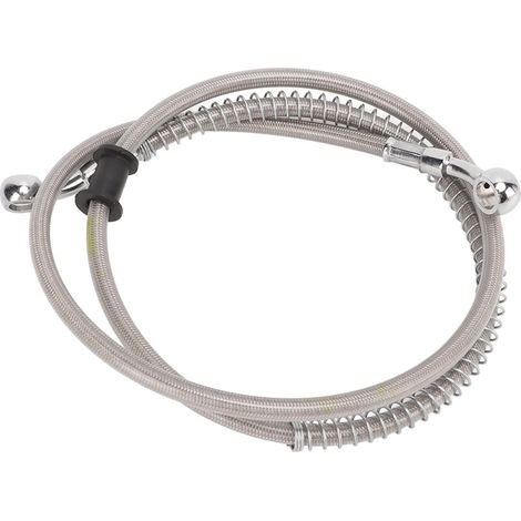 Tuyau de Frein Freinage Sensible Bonne Isolation Thermique Accouplement de Frein en Acier tricoté Général (110cm) (1/5)