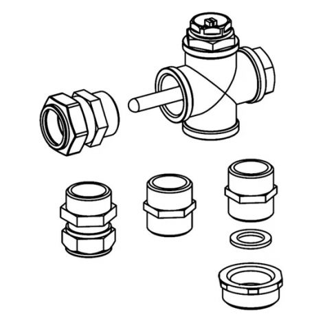 Kit collegamento per 1 collettore piano CP4 XL/M - Immergas