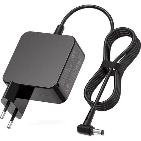 45-W-Ladegerät – 040PARTS – ASUS – Kompatibel mit Vivobook und Zenbook – 19 V, 2,37 A – 4,0 x 1,35-mm-Anschluss (1/5)