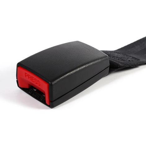 Rallonge de ceinture de sécurité universelle pour auto avec boucle noire, extension confortable (1/2)