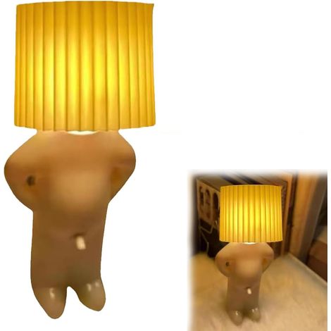 Lampe de Chevet Enfant Veilleuse Créative Petit Homme, Décoration Chambre avec Lumière Douce LED pour Bureau Maison et Table de Nuit (1/4)