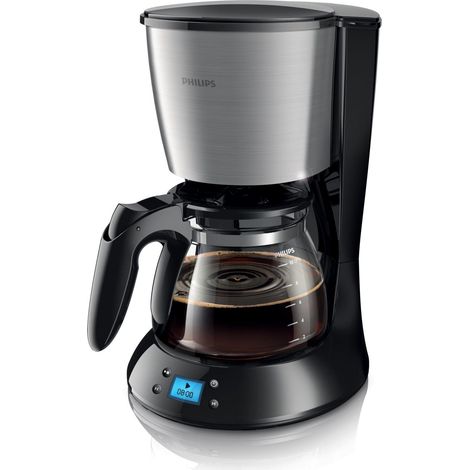 Philips Cafetera AromaSwirl Negra 1,2 L 15 Tazas