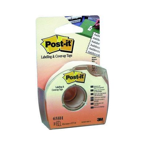 post-it 7100222076 ruban adhésif blanc 25,4 mm (1/3)