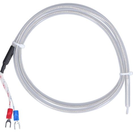 Sonde de transducteur de température PT100 de thermocouple de Type K BERM K, haute précision, 0 à 200 ℃, longueur de 1 mètre (1/5)
