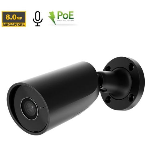 Ajax Telacamera IP bullet 8Mp PoE Nero 4K BulletCam - 79026 (2.8mm) D