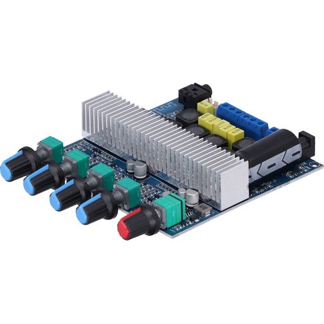 Carte ampli subwoofer 2.1 canaux Bluetooth 4.2 numérique puissance 12-24V TPA3116D2 (1/5)