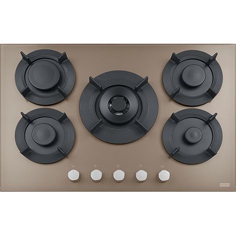 Franke FHMF 755 4G DC C OY. Colore del prodotto: Marrone, Posizionamento dell'apparecchio: Da incasso, Dimensione della larghezza del piano cottura: 75 cm. Bruciator... - FHMF7554GDCCOY - 106.0541.754 (1/2)