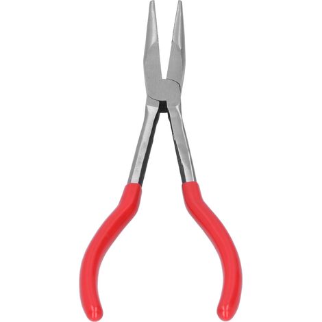 Pince de four longue, pince à bec effilé multifonction pour fabrication de bijoux, outil de traitement (pince à bec droit) (1/5)