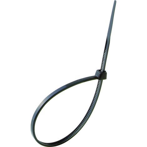 Halskette 150x2,5 mm 100 Stück Schwarz - Profil