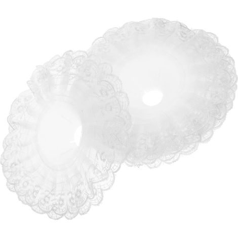 Porte-Bouquets de Mariage Léger et Résistant Lot de 4 en Dentelle Blanche Ruban, pour Décoration de Porte-Fleurs pour Mariée et Fête de Mariage (1/5)