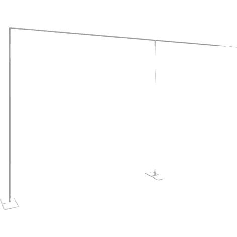 Support de toile, construction robuste, assemblage facile, M, Argent (1/2)