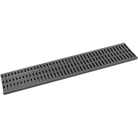 GRIGLIA PLASTICA PER CANALETTA 'TOP' A15 - cm 100 x 19,8 x H. 3,6