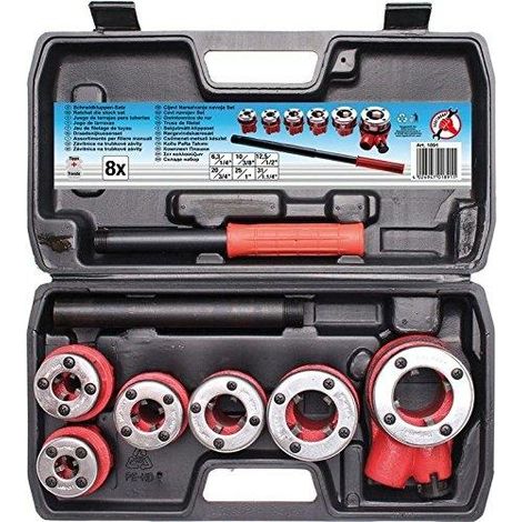 Kraftmann Set mit automatischen Gewindeschneider BGS 8 Stück 1891