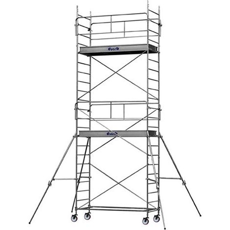 Trabattello mobile 1 piano - Altezza max. di lavoro 3.80m - 8125012